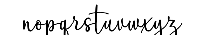 AutographyStylish-Regular Font LOWERCASE