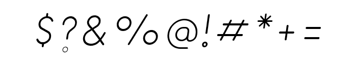 Automono Medium Italic Medium Italic Font OTHER CHARS