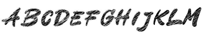Autoscribble Font UPPERCASE