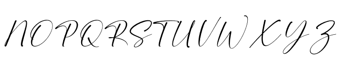 Auttera Signature Font UPPERCASE