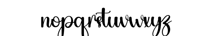 Autumn Better Font LOWERCASE