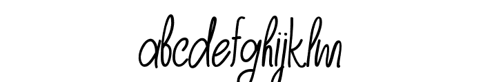 Autumn Days Regular Font LOWERCASE