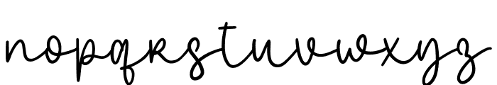 Autumn In Love Mono Font LOWERCASE