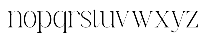 Autumn Nostalgic Font LOWERCASE