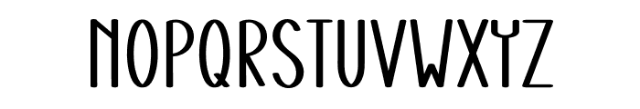 Autumn Positive Font LOWERCASE