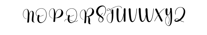 Autumn Sealight Font UPPERCASE