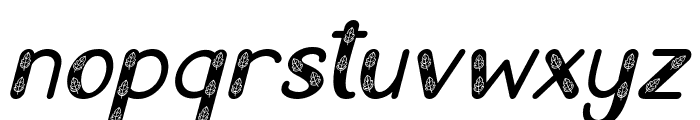 Autumn Show Italic Font LOWERCASE