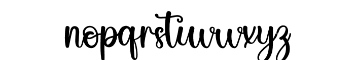 Autumn Smile Font LOWERCASE