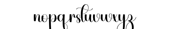 Autumn Wedding Font LOWERCASE