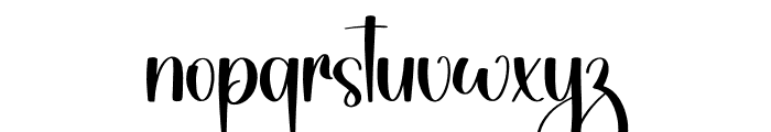 Autumn Yesterday Font LOWERCASE