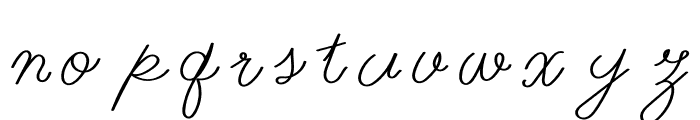 AutumnLeaf Font LOWERCASE