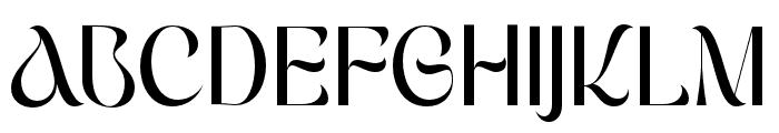 AutumnRegular Font UPPERCASE