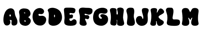 Autunm Groovy Font UPPERCASE