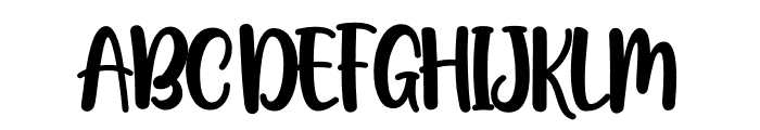 Autysh Font UPPERCASE
