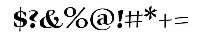 Auxerre 65 Medium Font OTHER CHARS