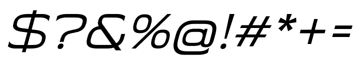 Avaganti Italic Font OTHER CHARS