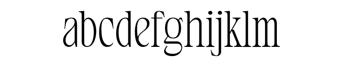 Avaleigh Light Font LOWERCASE