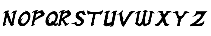 Avalla Italic Font UPPERCASE