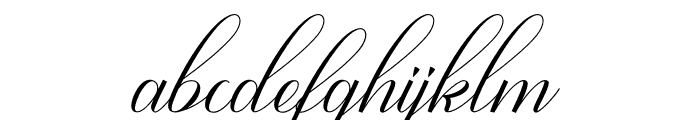Avalon Chaligraphy Font LOWERCASE