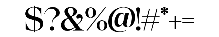 Avalone Regular Font OTHER CHARS