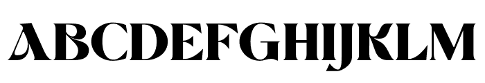 Avango Display Serif Bold Font UPPERCASE