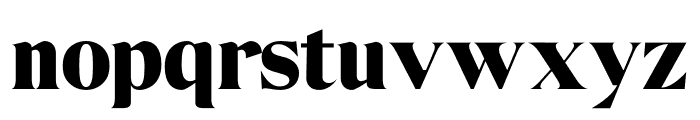 Avango Display Serif Bold Font LOWERCASE