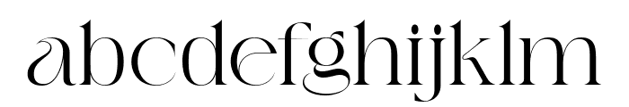 Avegaer Font LOWERCASE