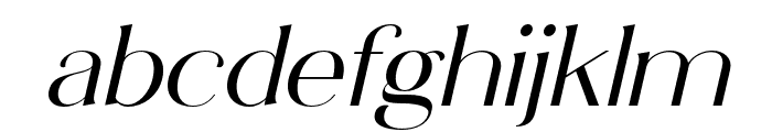Avegas Royale Italic Font LOWERCASE