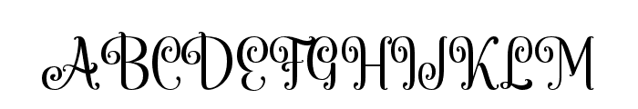 Avelandfont-Regular Font UPPERCASE