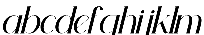 Avelika Italic Font LOWERCASE