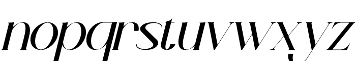 Avelika Italic Font LOWERCASE