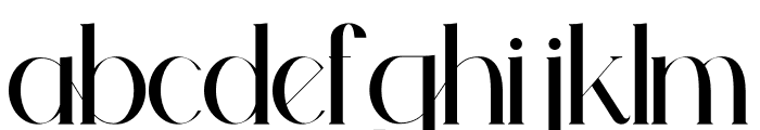 Avelika Font LOWERCASE