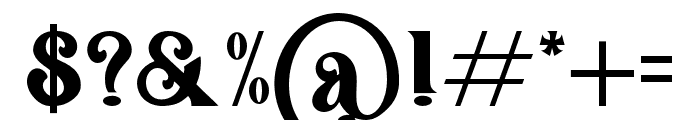 Avelines-Regular Font OTHER CHARS