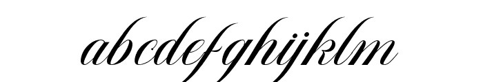 AvelonScript Font LOWERCASE