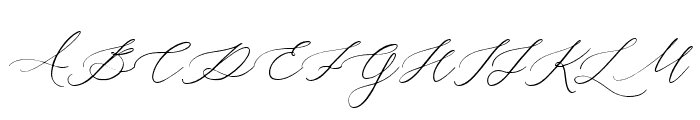 Avenia-Regular Font UPPERCASE