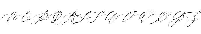 Avenia-Regular Font UPPERCASE