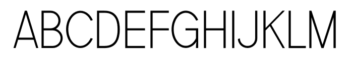 Avenis Light Font UPPERCASE