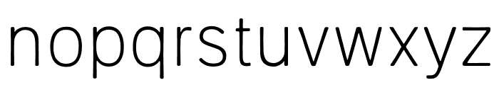 Aventra Extra Light Font LOWERCASE