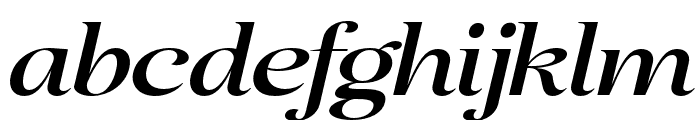 Avenza Expanded Italic FONT