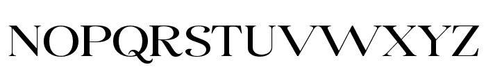 Avenza Expanded Font UPPERCASE
