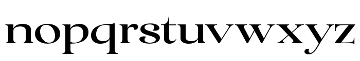 Avenza Expanded Font LOWERCASE