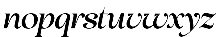 Avenza Italic Font LOWERCASE