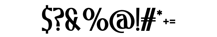 Aviak Font OTHER CHARS