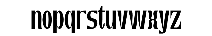 Aviak Font LOWERCASE