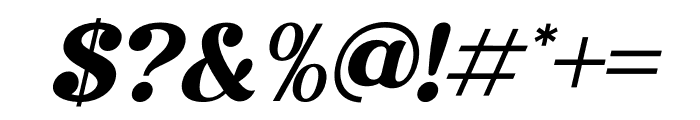 Avigea Italic Font OTHER CHARS
