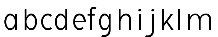 Avita-ExtraLight Font LOWERCASE
