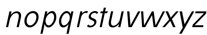 Avita-LightItalic Font LOWERCASE