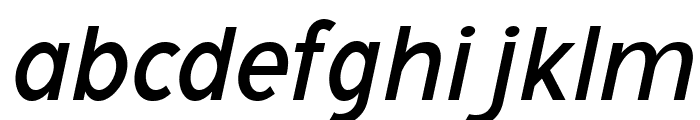 Avita Semi Bold Italic Font LOWERCASE