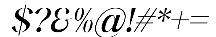 Avocalipss-Italic Font OTHER CHARS