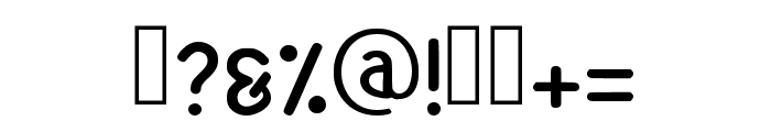 Avoqa Regular Font OTHER CHARS